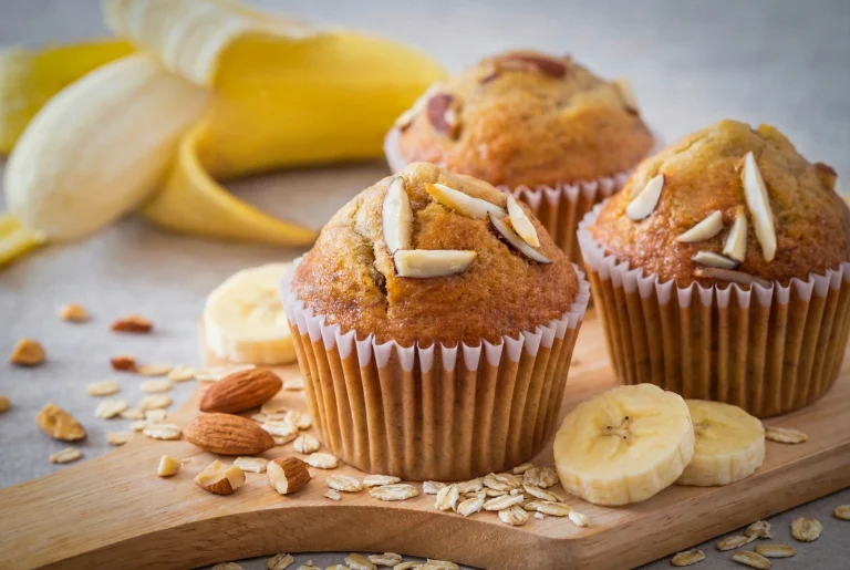 Almond & Banana Wellness Muffins